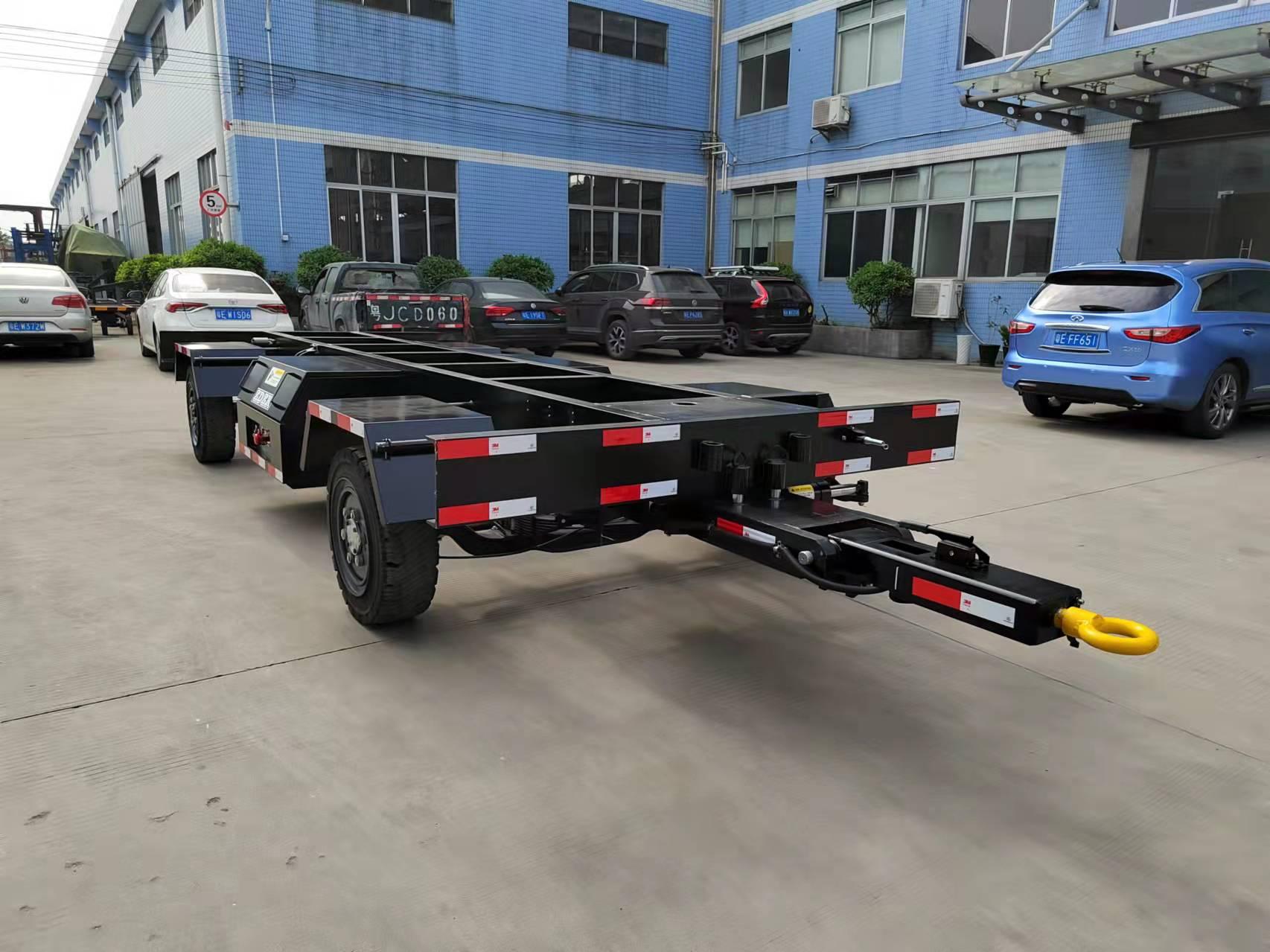 12 ton self-propelled trailer chassis (electric flat trailer) case