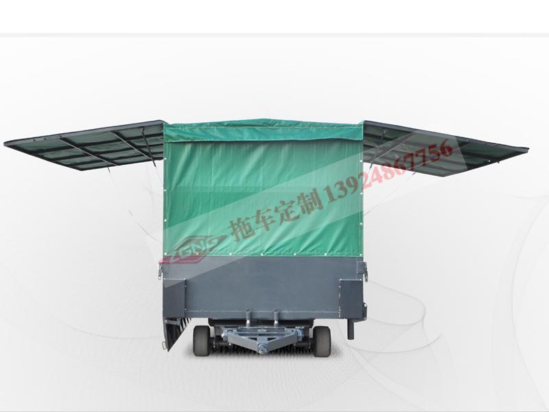 展翼型雨篷平板拖车