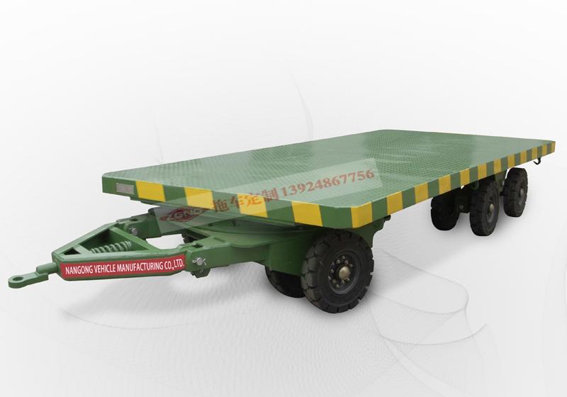 定制8T 10T 15T 中型工业平板拖车