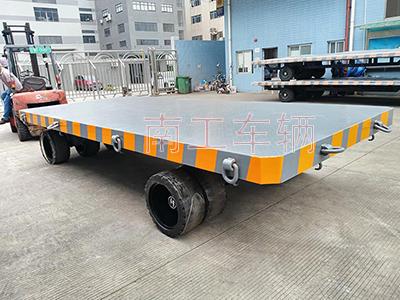 25吨重型平板拖车 重型牵引环工具拖车