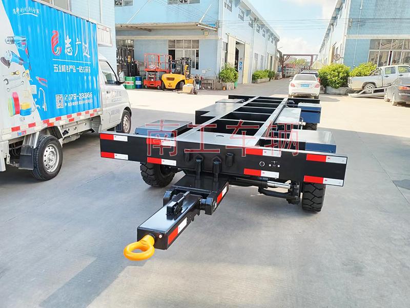 12T electric trailer chassis electric flat car