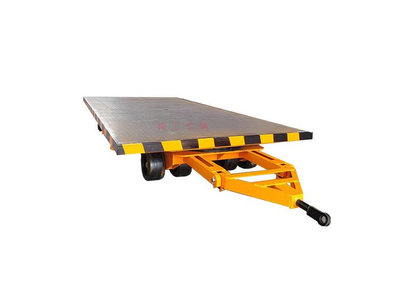 10T unpowered towing flat trailer