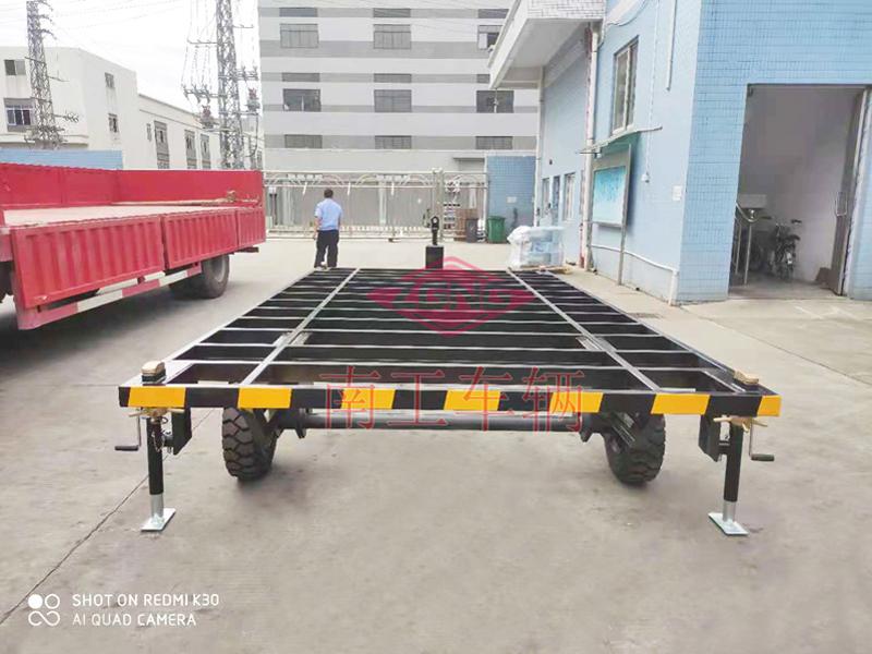 5 ton skeleton flat trailer mobile RV chassis