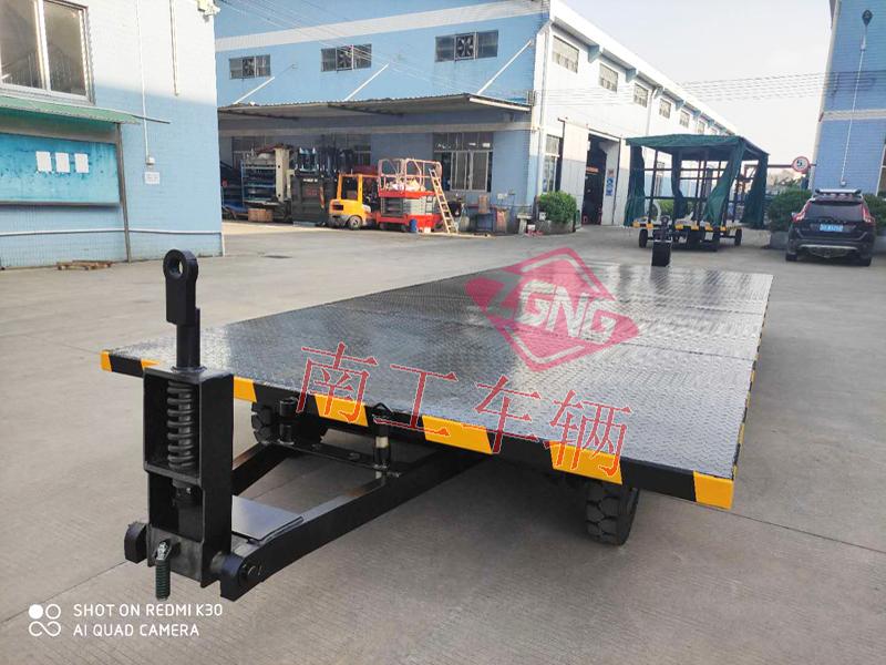 5-ton dual traction flat truck forklift traction tool full trailer
