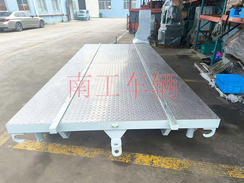 牵引平板拖车 艏段舯段艉段用工业平板拖车