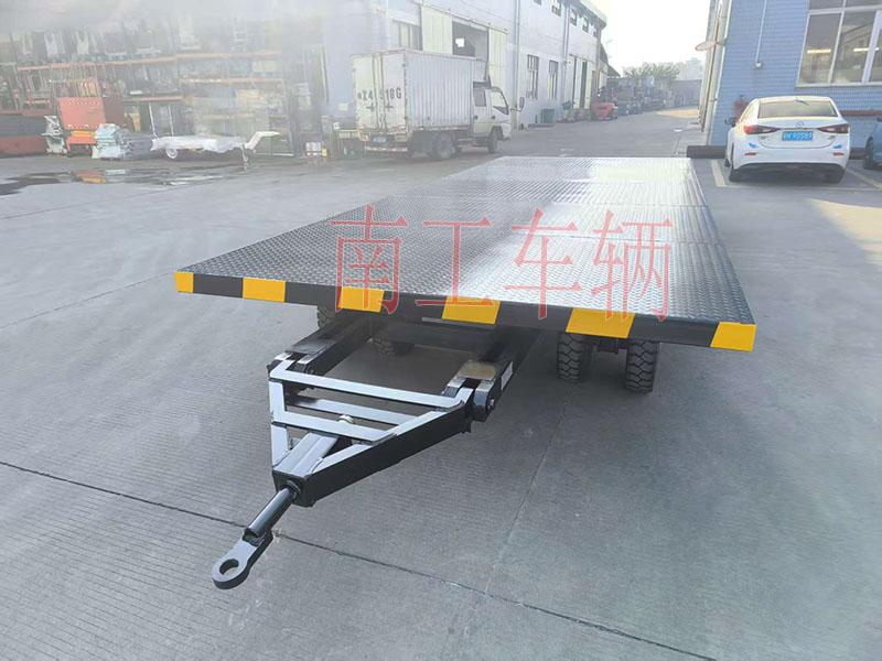 8吨牵引平板拖车 工业用工具拖车无动力
