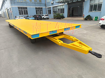 30吨重型12米牵引平板拖车橙色I.jpg